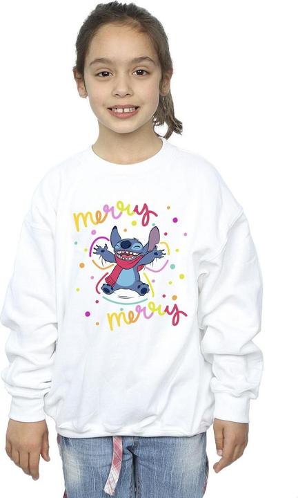 Produktbild Disney Lilo & Stitch Merry Rainbow Sweatshirt Mädchen (140, 146)