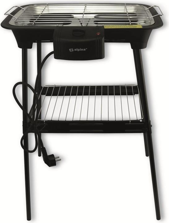 Image du produit Alpina Maschinen Gril électrique de table 2000W noir (2 kW)