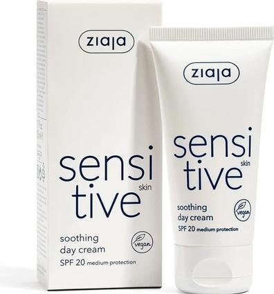 Image du produit Ziaja Crème de Jour Apaisante SPF 20 Sensitive E 50 Ml (50 ml, Crème de jour, SPF 20)