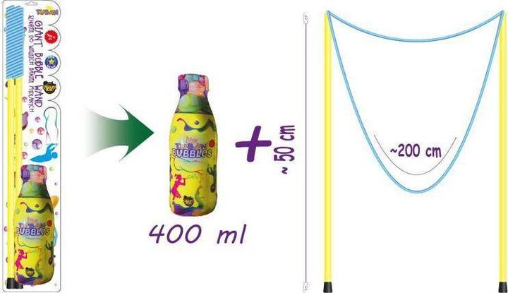 Immagine prodotto Tuban Bastone per bolle gigante (50 cm) + 400 ml - Set (TU3637)