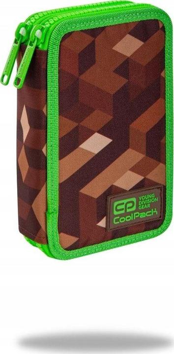 Image du produit Cool Pencil case Coolpack Double pencil case with Jumper equipment 2 pixels as minecraft