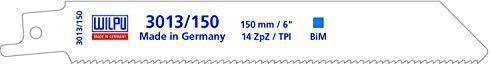 Actual product image WILPU Stainless steel saws, color for metals 130 mm 3013/150