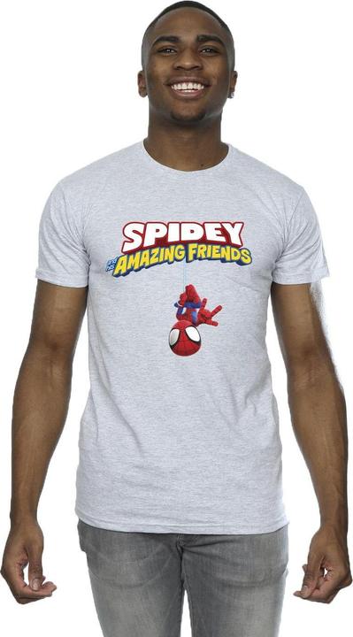 Produktbild SpiderMan Hanging Upside Down TShirt (XXL)