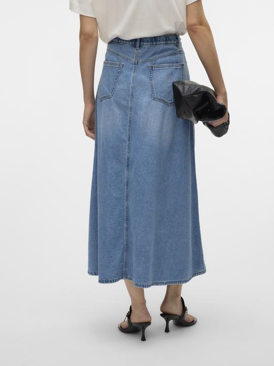 Immagine prodotto Vero Moda VMHILLA Mittlere Taille Midirock Jeansrock (XS)
