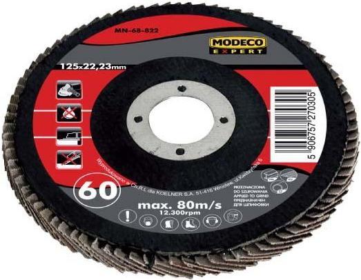 Modecom Roue de broyage convexe 125mm, granulation 100 10pcs. - MN-68-824 (100)