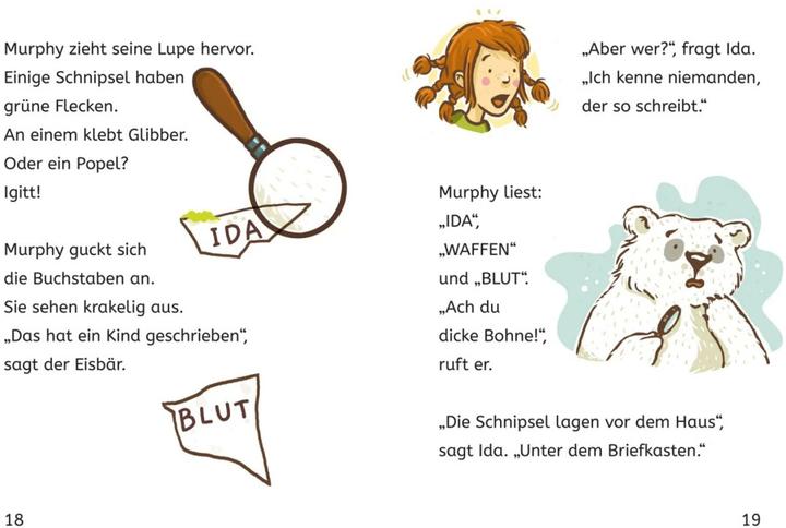 Actual product image Die Schule der magischen Tiere ermittelt 1: Der grüne Glibber-Brief (Zum Lesenlernen) (German, Nina Dulleck, Margit Auer, 2020)