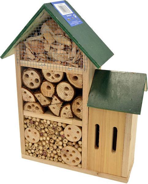 Duvoplus Insektenhaus Nandor, 29x10x35cm (Marienkäfer, Schmetterlinge, Florfliegen, Ohrwürmer, Wildbienen, Grabwespen)