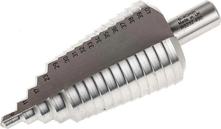 Produktbild Rs Pro Stufenbohrer 6-40mm (8 mm, 11 mm, 14 mm, 17 mm, 20 mm, 23 mm, 26 mm, 29 mm, 32 mm, 35 mm, 38 mm, 41 mm)
