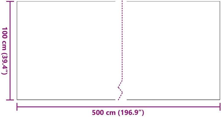 Immagine prodotto VidaXL Sean (1 x, 500 x 100 cm)