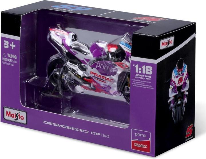 Image du produit Maisto Moto GP Moto 1/18 #5 Zarco 2022