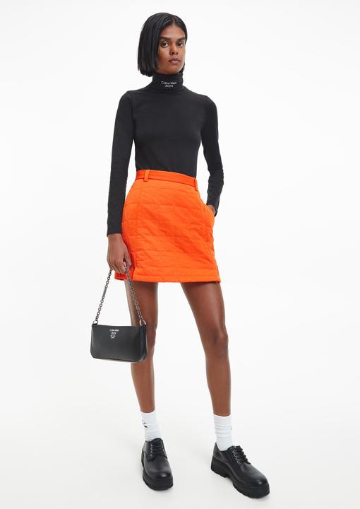 Actual product image Calvin Klein Ladies Shaped Shoulder Bag25 Spec Bags, Black, One Size