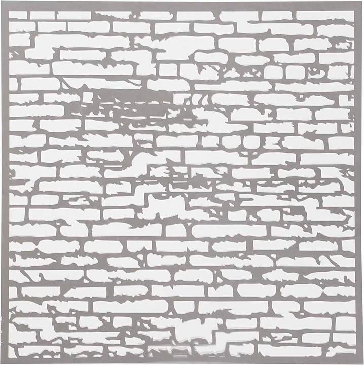 Produktbild Creativ Company Schablone Steinmauer, 30,5x30,5cm