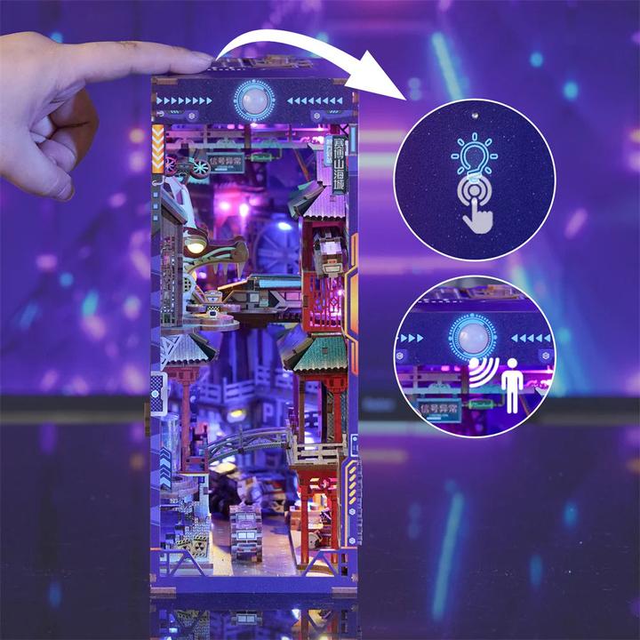 Actual product image Tonecheer Cyber City - Book Nook