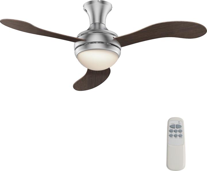 Immagine prodotto Wiltec Ventilatore da soffitto Ø130cm ventilatore 55W lampada ventilatore da soffitto telecomando (55 dB)