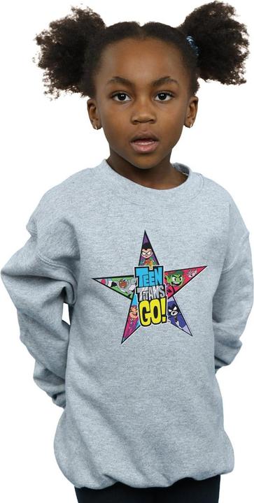Image du produit - Sweat TEEN TITANS GO STAR LOGO - Fille (128)