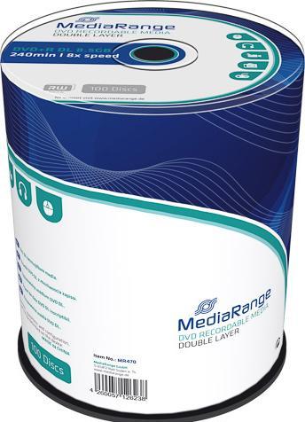 Image du produit MediaRange DVD+R 8.5GB double couche (100 x)