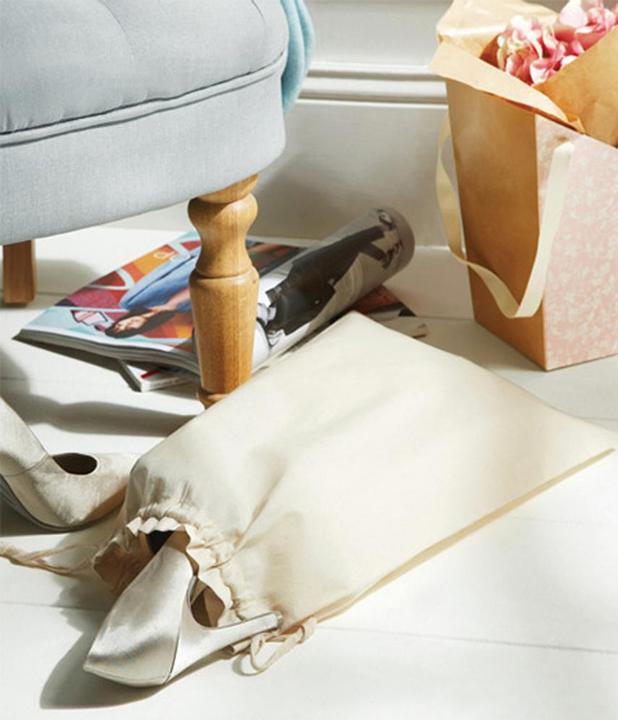 Image du produit Westford Mill Sacs avec cordon en coton (2 pièces) (1 l)