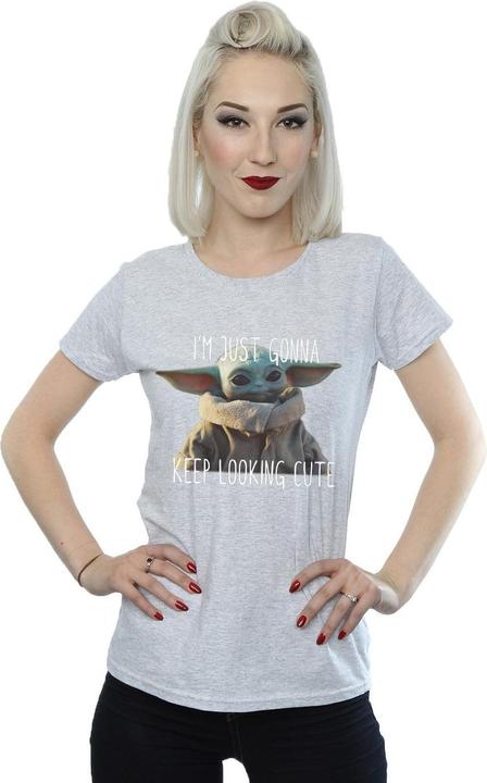 Immagine prodotto Star Wars The Mandalorian Keep Looking Cute Maglietta Donna (S)
