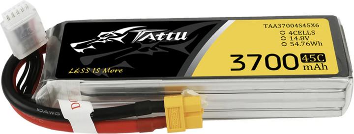 Actual product image Tattu RC Battery LiPo 3700 mAh 14.8 V 45C (14.80 V, 3700 mAh)