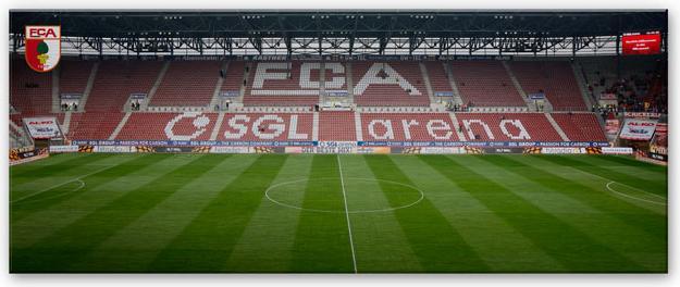 Actual product image FC Augsburg Stadium Grandstand Panorama (80 x 30 cm)