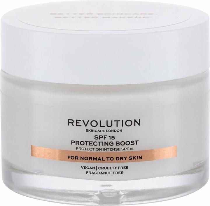 Revolution Skincare Crema idratante per pelli da normali a secche (50 ml, Crema da giorno, SPF 15)