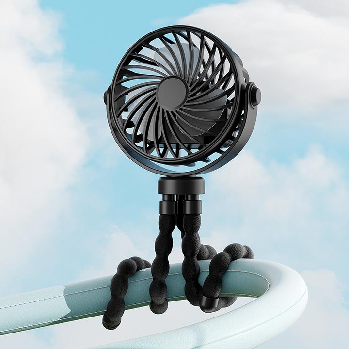 Image du produit Apfelkiste Kinderwagen Ventilator 360°Octopus