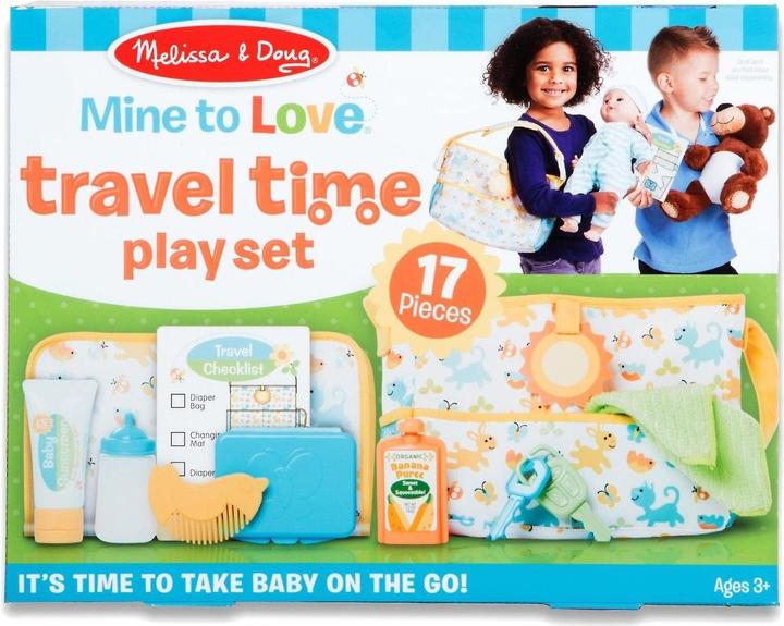 Actual product image Melissa & Doug Mine To Love Travel Time Play Set