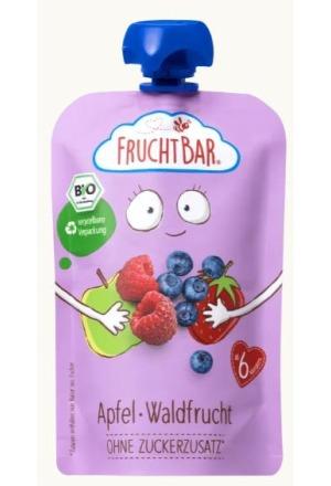Immagine prodotto Fruchtbar Purea di frutta biologica Mela Frutta di Bosco Btl 100 g (109 g)