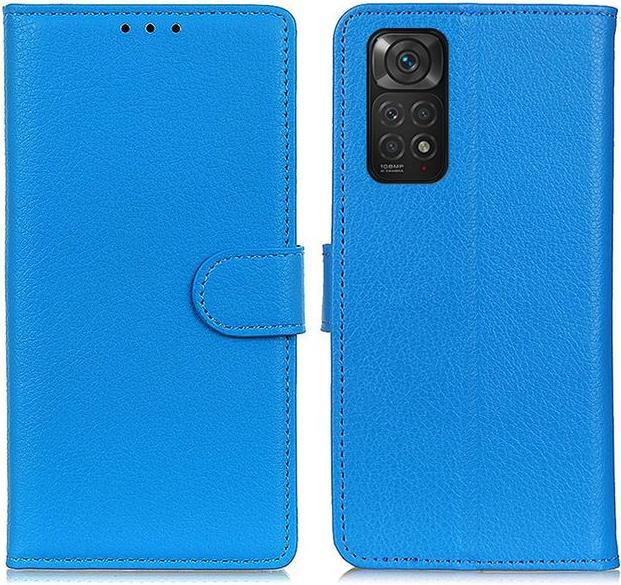 Productafbeelding MU Classic Litchi Leather Boekomslag serie (Xiaomi Redmi Note 11S, Xiaomi Redmi Note 11)