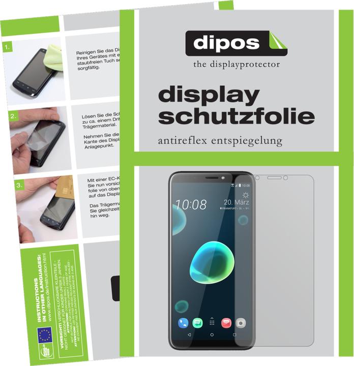 Produktbild Dipos Displayschutzfolie Antireflex (1 Stück, HTC Desire 12)