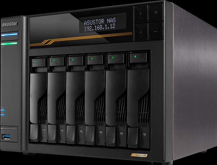 Actual product image Asustor LOCKERSTOR 6 Gen3 AS6806T