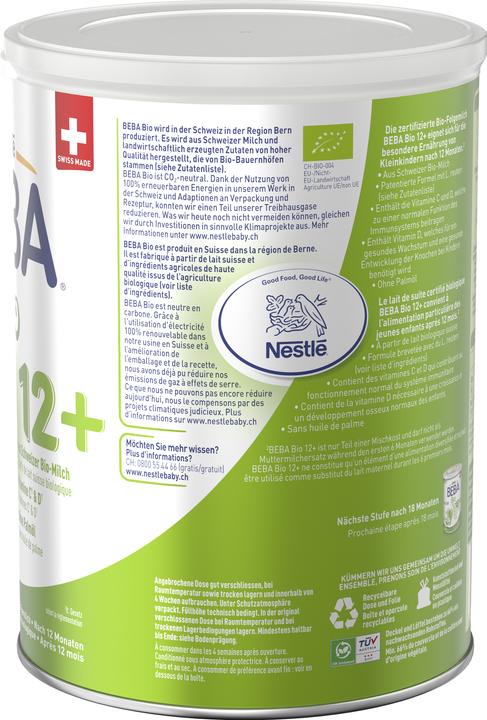 Actual product image Beba Bio 12+ après 12 mois (800 g, from 12 m.)