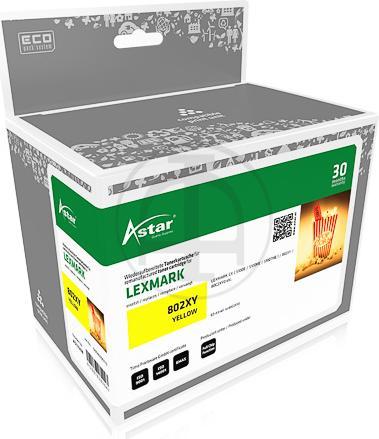 Astar Gelb - compatible - Tonerpatrone - für Lexmark CX510de (Y)