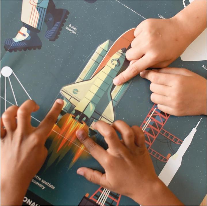 Actual product image Poppik Sticker Learning Poster Astronomy
