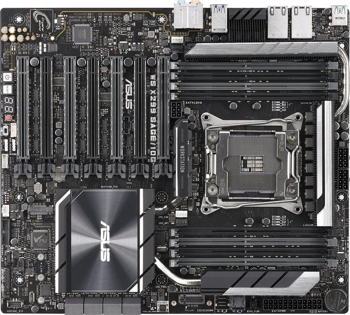 Productafbeelding ASUS Ws X299 Sage/10g (LGA 2066, Intel X299, SSI CEB)