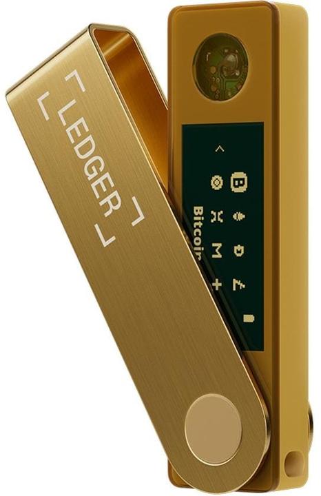 Ledger Nano X - Gold (Bitcoin, Ethereum Classic, Litecoin, Dogecoin, Dash, Altre)