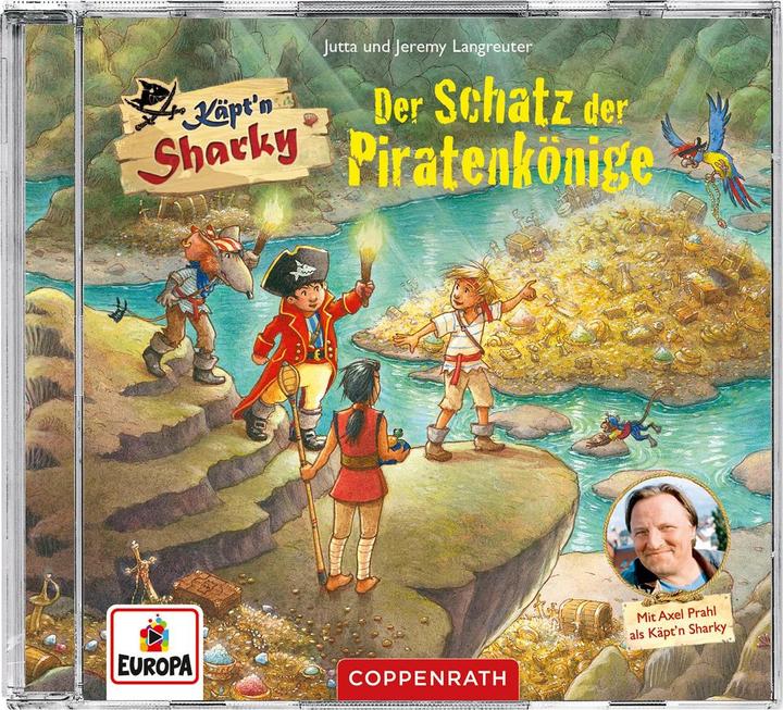 Produktbild CD Hörspiel: Käpt'n Sharky - Der Schatz der Piratenkönige (Jutta Langreuter, Jeremy Langreuter, Silvio Neuendorf, Axel Prahl, Deutsch)