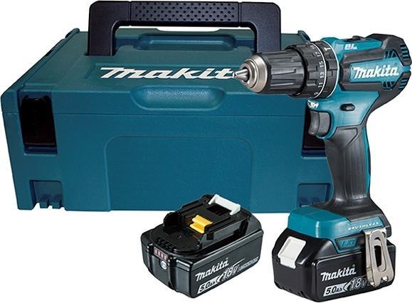 Image du produit Makita DDF484RTJ Perceuse-visseuse sans fil, 18 V, 2x 5,0 Ah Li-Ion, 54 (Fonctionnement sur batterie)