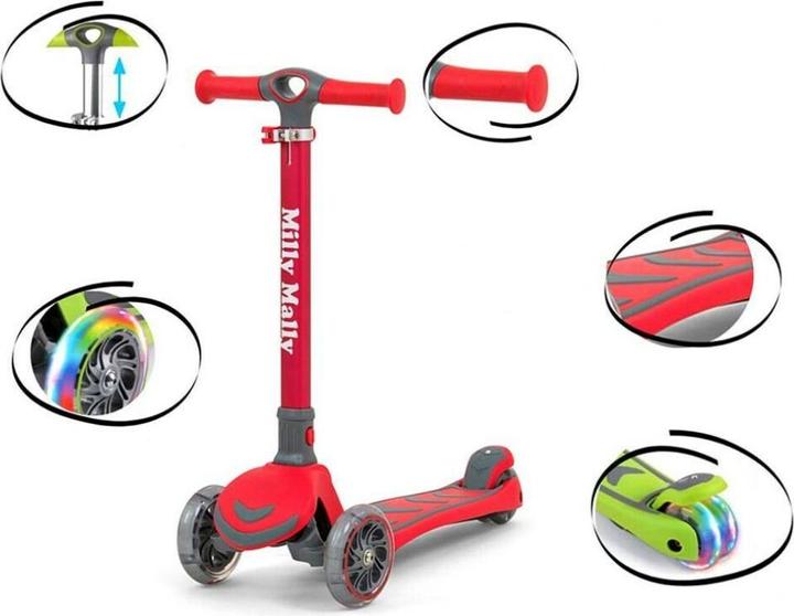 Produktbild Mally Children's scooter Milly Step Junior, red
