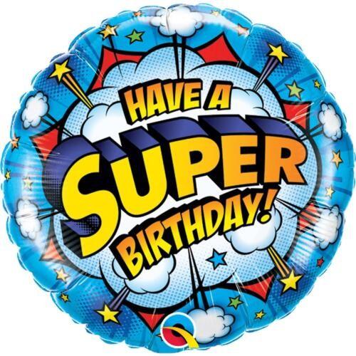 Produktbild Qualatex Folienballon 'Have A Super Birthday' - 45