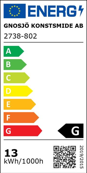 Energy Label Konstsmide Gutter eaves (21.25 m)