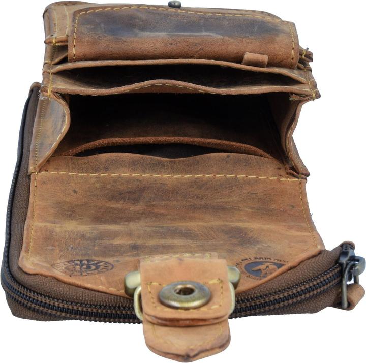 Produktbild Greenburry Vintage Gürteltasche Leder 10 cm