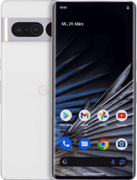 Image du produit Google Pixel 7 Pro (128 Go, Blanc, 6.70", SIM + eSIM, 50 Mpx, 5G)
