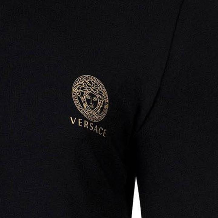 Produktbild Versace T-Shirt Bi-Pack Jersey Topeka Bi-Stretch Cotton Organic New Logo (L)