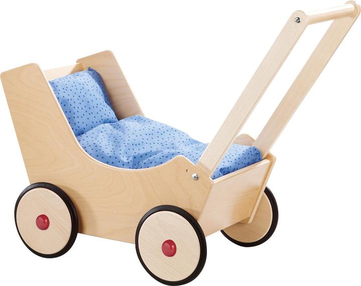 Haba Poppenwagen natuur