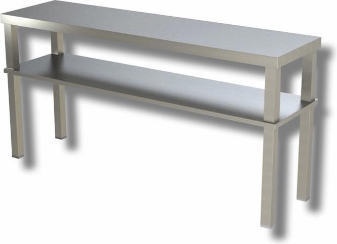 Gastro Hero Scaffale superiore ECO doppio (160 cm, 35 cm)