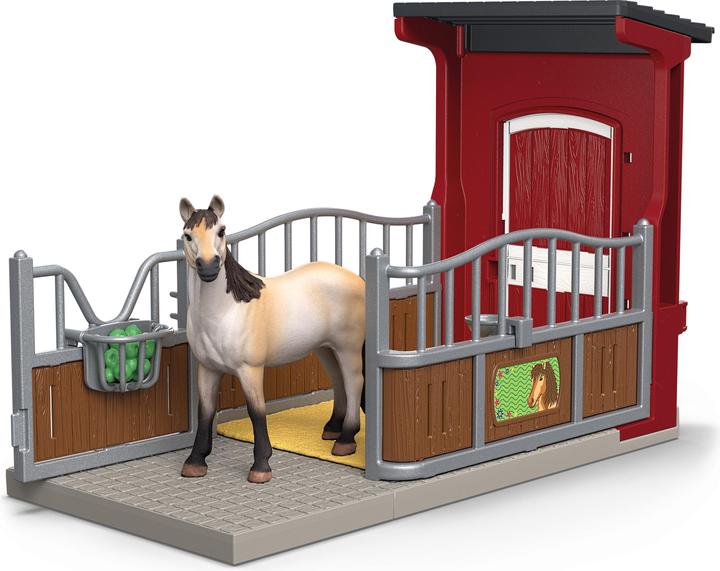 Actual product image Schleich Ponybox with mustang mare