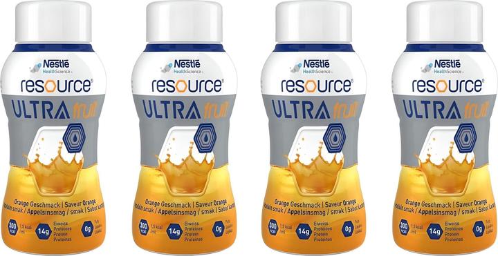 Actual product image Nestlé Health Science Ultra Fruit Orange (Orange, 4 x)
