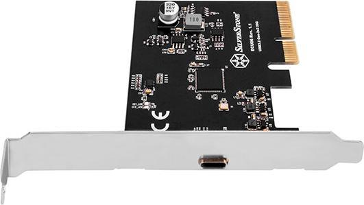 Actual product image Silverstone SST-ECU06, USB-C 3.2 Gen 2x2 interface card - PCIe