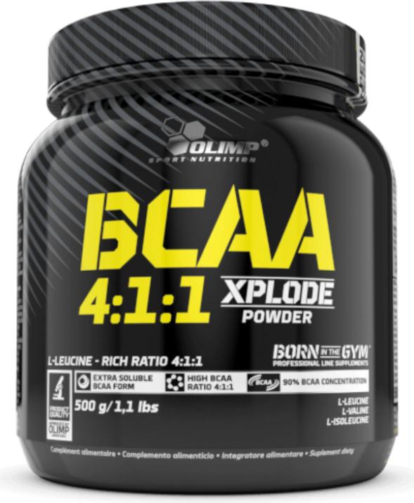 Image du produit Olimp Sport Nutrition BCAA 4:1:1 Xplode en poudre (boîte de 500g) (1 pièce(s), Poudre, 500 g)
